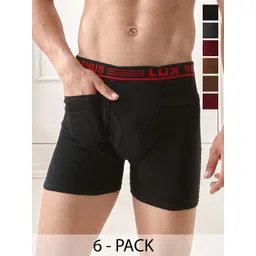 LUX VENUS Pack of 6 Assorted Men Cotton Pocket Trunk  NW1_VENUS_PKT_DRW_AST_105_6PC-picture-17
