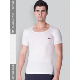 LUX VENUS Pack Of 6 Round Neck Pure Combed Cotton Undershirt Innerwear Vests-picture-27
