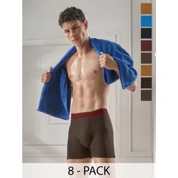 LUX VENUS Pack of 8 Assorted Men Cotton Trunk  NW1_VENUS_FCD_DRW_AST_95_8PC-picture-12