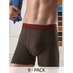 LUX VENUS Pack of 9 Assorted Men Cotton Trunk  NW1_VENUS_FCD_DRW_AST_80_9PC-picture-11
