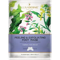 LuxaDerme Korean Peeling & Exfoliating Foot Mask for Baby Soft Feet | Removes Dry Skin & Hard Calluses | Hydrates Dry Feet (Pack of 1)-picture-20