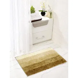 LUXEHOME INTERNATIONAL Beige & Brown Striped 1850 GSM Bath Rug-picture-32
