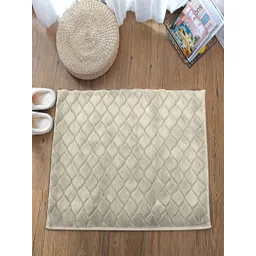 LUXEHOME INTERNATIONAL Beige Solid 1000 GSM Bath Rugs-picture-34