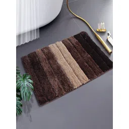 LUXEHOME INTERNATIONAL Brown & Beige 2 Pieces Striped Anti-Skid Doormats-picture-20
