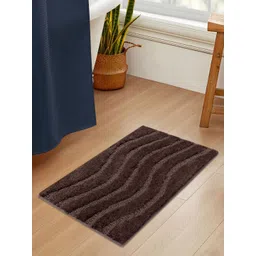 LUXEHOME INTERNATIONAL Brown Rectangular Bath Rug-image-7