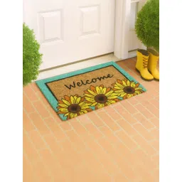 LUXEHOME INTERNATIONAL Floral Printed Coir Anti-Skid Doormat-picture-10