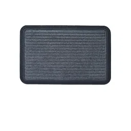 LUXEHOME INTERNATIONAL Grey Solid Anti-Skid Doormats-picture-29