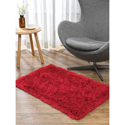 LUXEHOME INTERNATIONAL Maroon Solid 2000 GSM Doormat-picture-26