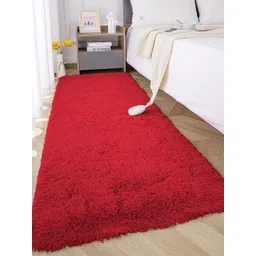 LUXEHOME INTERNATIONAL Maroon Solid 2000 GSM Floor Runners-picture-19