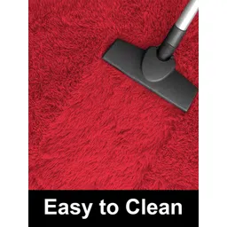 LUXEHOME INTERNATIONAL Maroon Solid 2000 GSM Floor Runners image 2