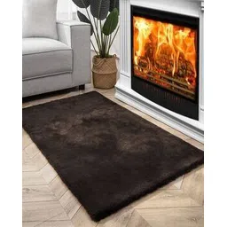 luxehome international Rebbit Fur Rectangle Shape Carpet-picture-20