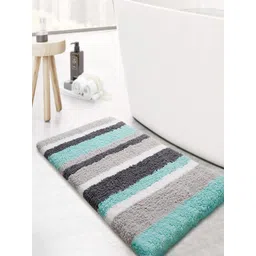 LUXEHOME INTERNATIONAL Striped Anti Skid Bath Rug-picture-14