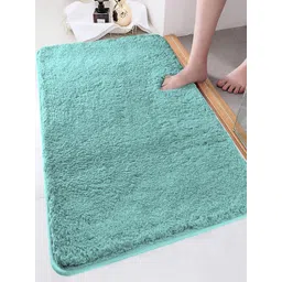 LUXEHOME INTERNATIONAL Vegas Turquoise Blue 2800 GSM Microfibre Anti-Skid Bath Rugs-picture-30