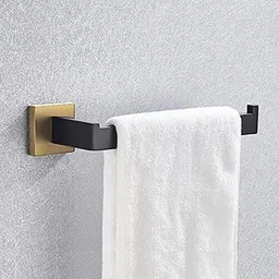 luxiur LHalf-Hanger-GoldBlack Black and Gold Towel Holder-picture-46