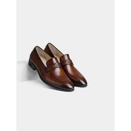 LUXORO FORMELLO Alex Men Slip On Leather Formal Loafer Shoes-picture-32