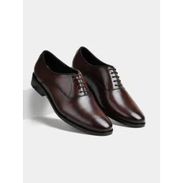 LUXORO FORMELLO Marcel Men Lace Up Leather Formal Oxfords Shoes-picture-24
