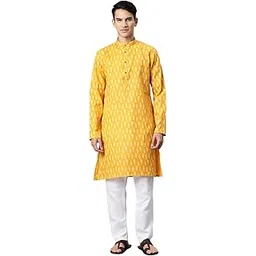 luxrio Kurta for Men Cotton Blend Printed Regular Fit-picture-52