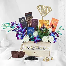 Luxury Gift Hamper with Flowers Sweets N Jade Plant-picture-29