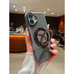 Luxury Kase Quirky Printed iPhone 16 Plus Magnetic Stand Shockproof Back Case-picture-26