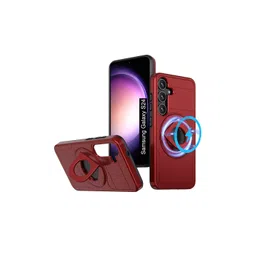 Luxury Kase Samsung Galaxy S24 5G Shockproof Rugged Back Case with Ring Kickstand-picture-12