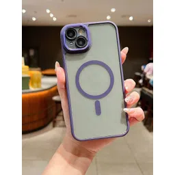 Luxury Kase Unisex iPhone 15 Plus Solid Mag-Safe Back Case-picture-16