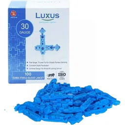 LUXUS Round Blood Lancet Gamma Sterilized Premium Glucometer Lancets 30G Glucometer Lancets-picture-18