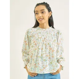 luyk Floral Print Top-picture-25