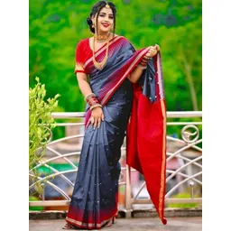 LYANNA Zari Art Silk Sambalpuri Saree-picture-13