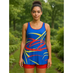 LYCOT Printed Swimming Dress With Attached Shorts-picture-33