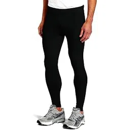 lycot Unisex Compression Plain Athletic Yoga Fit Multi Sports Cycling, Cricket, Football, Badminton, Gym, Fitness & Other Outdoor Inner Wear Full Tight (Black, XL)-picture-27