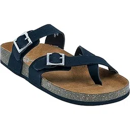 lydc london Women’s Slip-On Comfort Sandals – Black Suede | Lightweight, Anti-Skid Flats for Effortless Style-picture-12