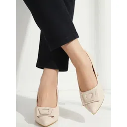 LYDC PU Kitten Pumps with Buckles-picture-39