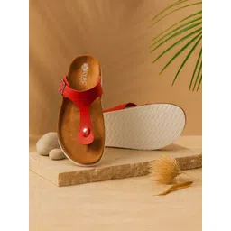 LYDC Women Open Slip-On One Toe Flats with Buckles-picture-23