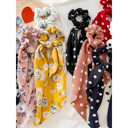 LYKAA Women Set of 3 Floral Printed French Barrette-picture-41