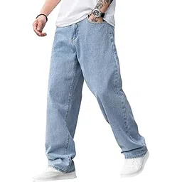 lymio Men's Loose Jeans || Men's Jeans Pants || Denim Jeans || Baggy Jeans for Men (Jeans-06-07-08)-picture-24