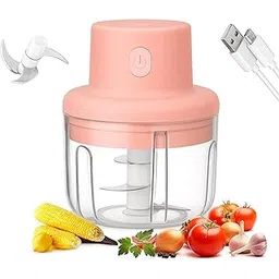 Lynacz® 250ml Mini Food Chopper – USB Rechargeable Electric Grinder for Garlic, Onion, Ginger & Vegetables, Easy-to-Clean Kitchen Tool-image-26