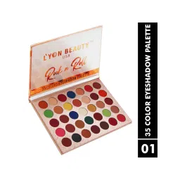 Lyon Beauty Rock N Roll 35 Colors Eyeshadow Palette-picture-24