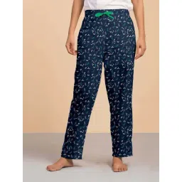 Lyra Aegean Blue Printed Pyjamas-picture-18
