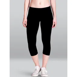 Lyra Black Cotton Capris-picture-48