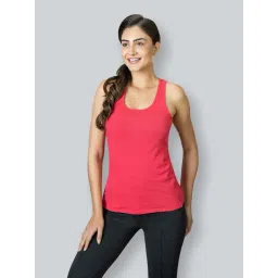 Lyra Coral Cotton Plain Tank Top-picture-39