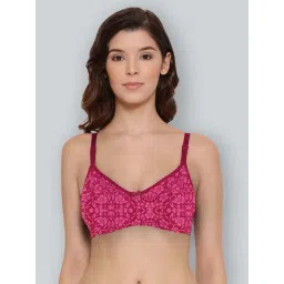Lyra Magenta Cotton Printed T-Shirt Bra-picture-27