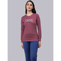 Lyra Mauve Cotton Printed Sweatshirt-picture-42