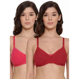 LYRA Pack Of 2 Combed Cotton Wirefree Secret Support Bra with Detachable Strap-picture-25