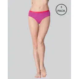 lyra Pack of 3 Printed Hipsters with Elasticated Waistband - Assorted-picture-41