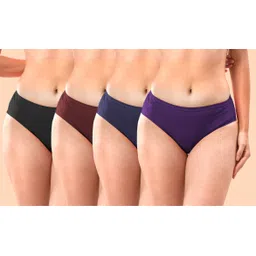 lyra Pack of 4 Women Hipster Multicolor Panty-picture-12