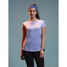 Lyra Purple Self Pattern Sports T-Shirt-picture-37
