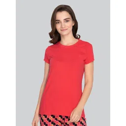 LYRA Round Neck Lounge Cotton T-shirt-picture-16