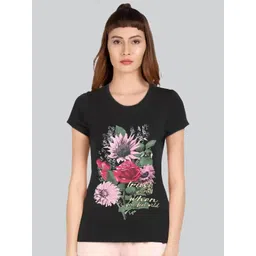 LYRA Women Floral Printed Cotton T-shirt-picture-37