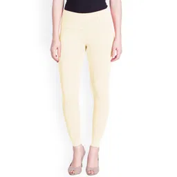 LYRA Women Nude Coloured Solid Ankle-Length Leggings-picture-25