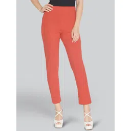 LYRA Women Original Regular Fit Mid-Rise Cotton Trousers-picture-43